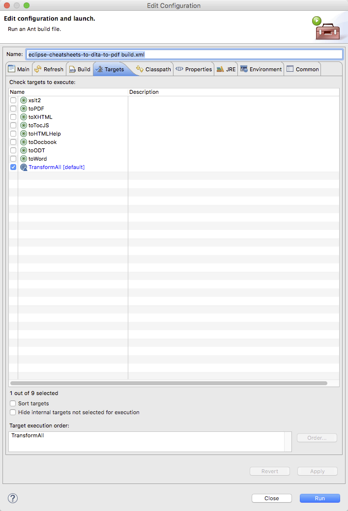 Ant Edit Config