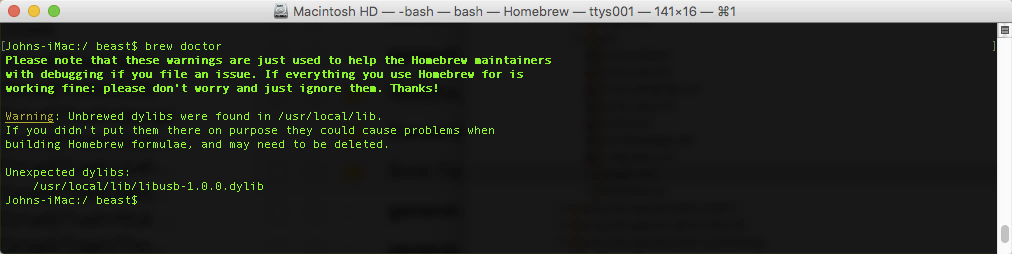 brew doctor